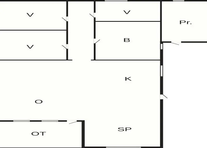 度假居 6 Person In Logstor-by Traum *